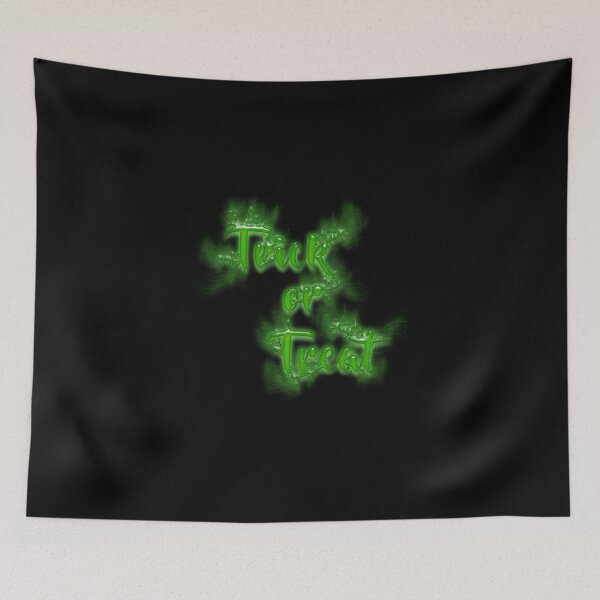 Item preview, Halloween Trick or Treat in neon designed and sold by Nicole Bleck.