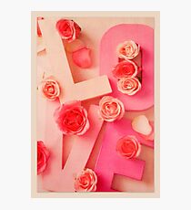 LOVE Photographic Print