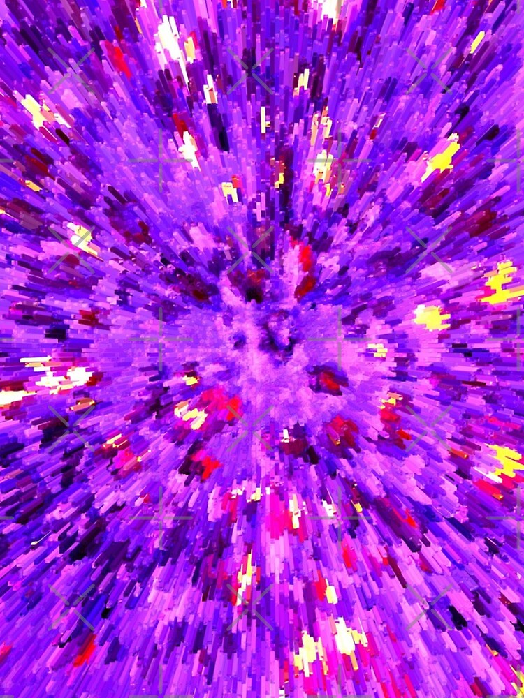Thumbnail 4 of 4, iPhone Case, Purple Light Speed designed and sold by RamiBeans.