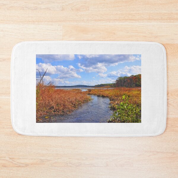 Item preview, Fall Comes To Mill Pond designed and sold by John  Kapusta.