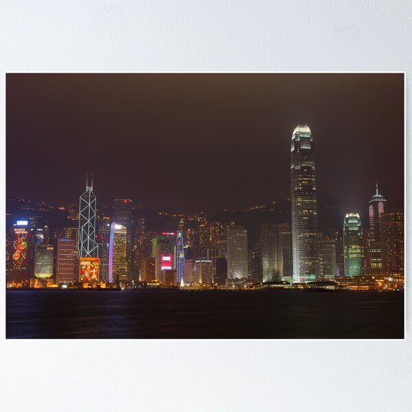 Artikelvorschau, Hong Kong Island from Kowloon. entworfen und verkauft von Nick Atkin.