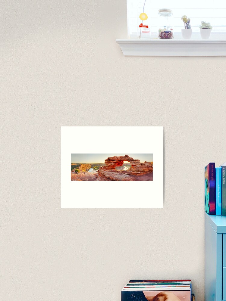 Thumbnail 2 of 3, Art Print, Nature's Window, Kalbarri National Park, Western Australia designed and sold by Chockstone.
