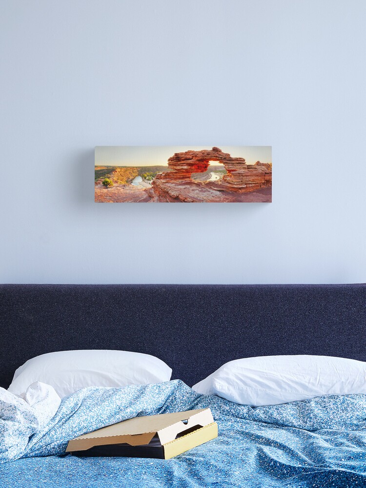 Thumbnail 2 of 3, Canvas Print, Nature's Window, Kalbarri National Park, Western Australia designed and sold by Chockstone.