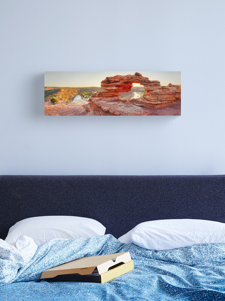 Thumbnail 2 of 3, Canvas Print, Nature's Window, Kalbarri National Park, Western Australia designed and sold by Chockstone.