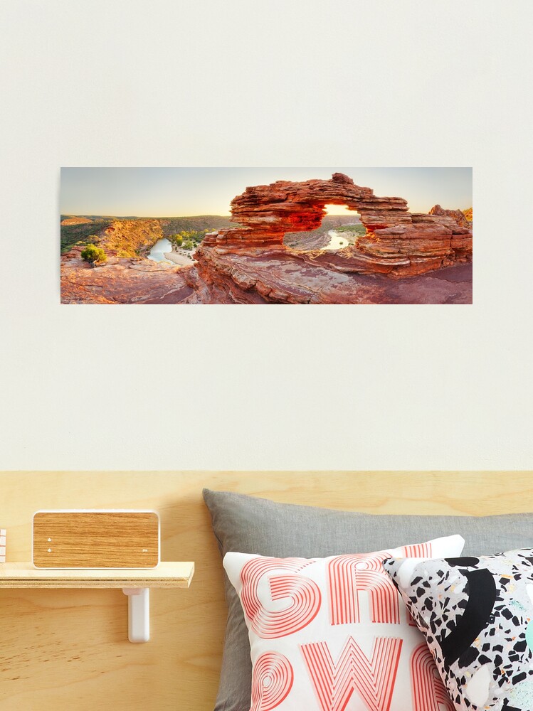 Thumbnail 2 of 3, Photographic Print, Nature's Window, Kalbarri National Park, Western Australia designed and sold by Chockstone.