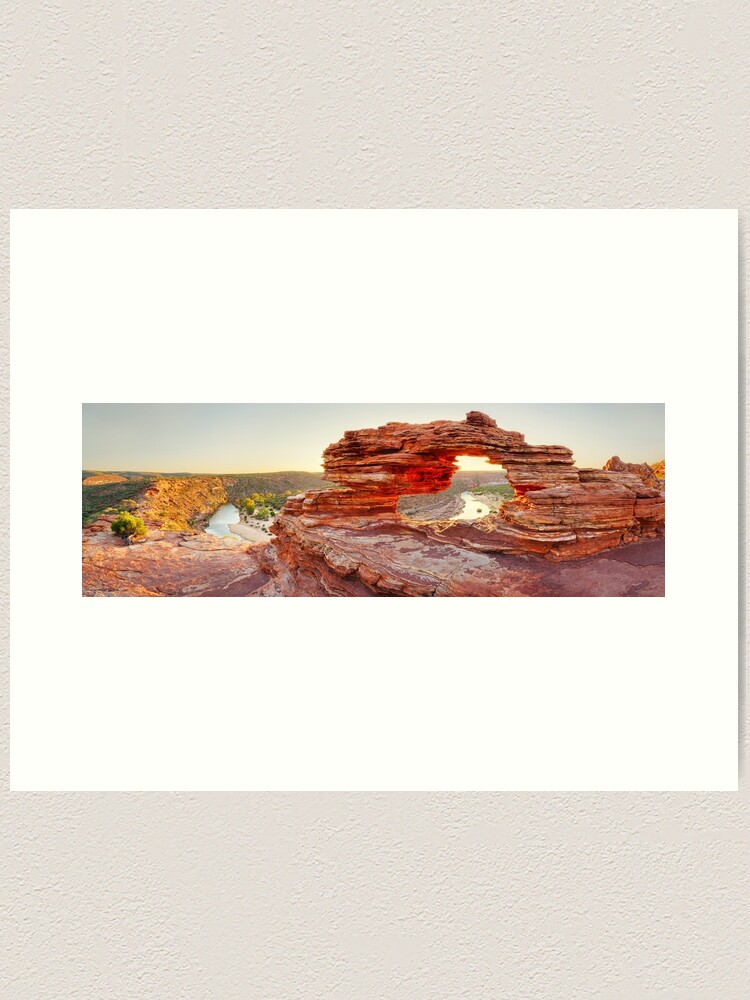 Thumbnail 1 of 3, Art Print, Nature's Window, Kalbarri National Park, Western Australia designed and sold by Chockstone.
