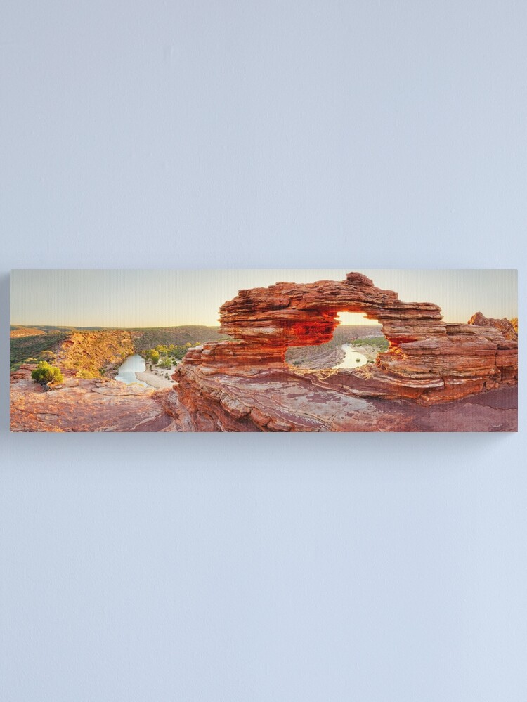 Thumbnail 1 of 3, Canvas Print, Nature's Window, Kalbarri National Park, Western Australia designed and sold by Chockstone.