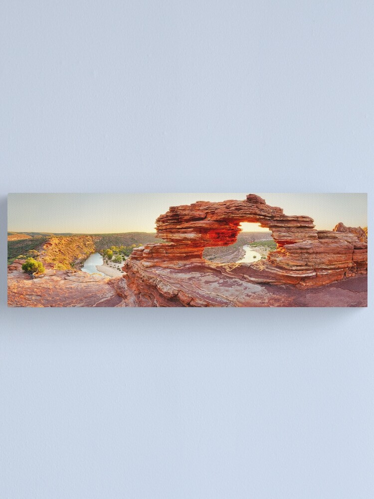 Thumbnail 1 of 3, Canvas Print, Nature's Window, Kalbarri National Park, Western Australia designed and sold by Chockstone.