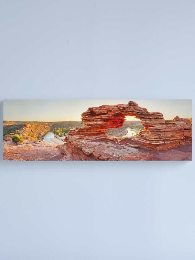 Thumbnail 1 of 3, Canvas Print, Nature's Window, Kalbarri National Park, Western Australia designed and sold by Chockstone.