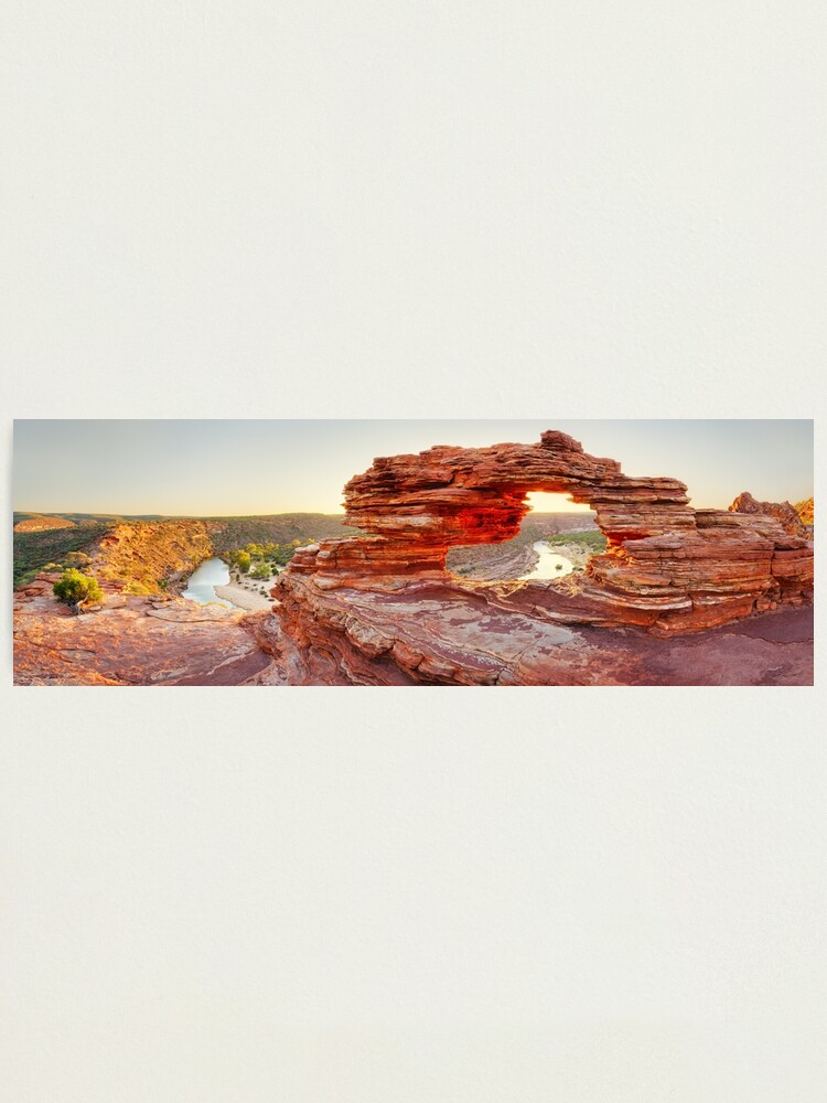 Thumbnail 1 of 3, Photographic Print, Nature's Window, Kalbarri National Park, Western Australia designed and sold by Chockstone.