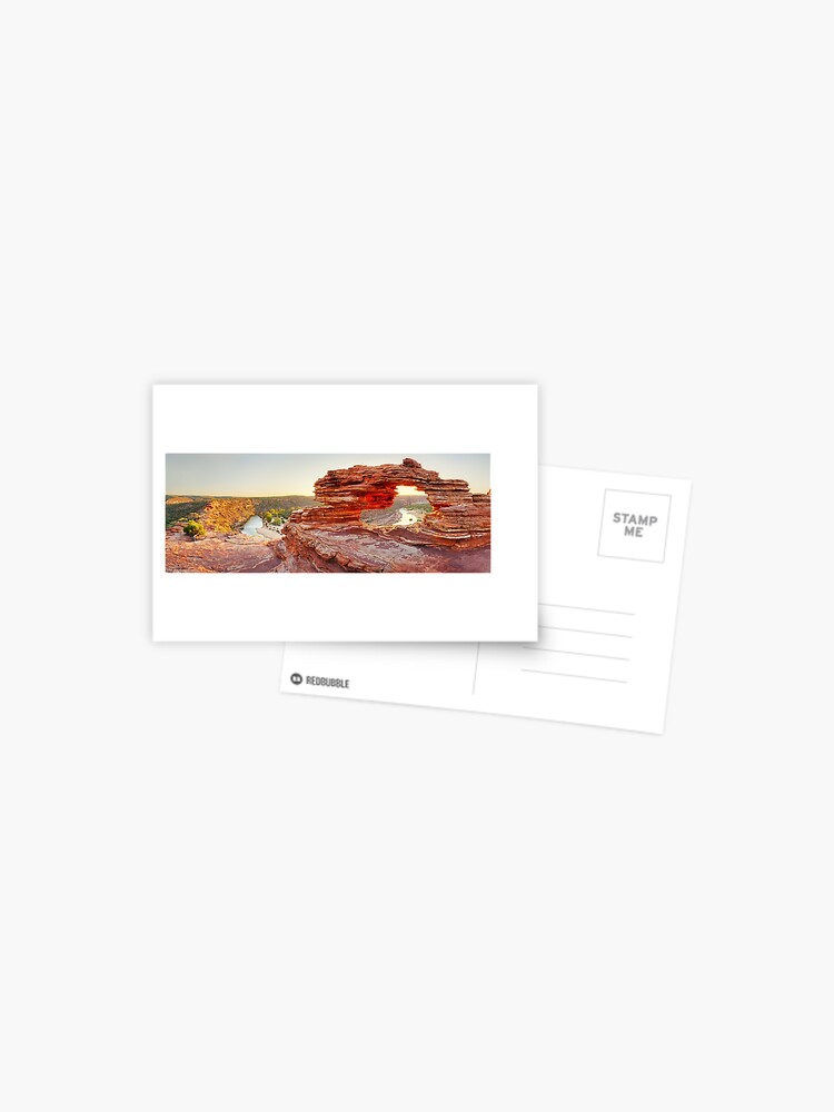 Thumbnail 1 of 2, Postcard, Nature's Window, Kalbarri National Park, Western Australia designed and sold by Chockstone.