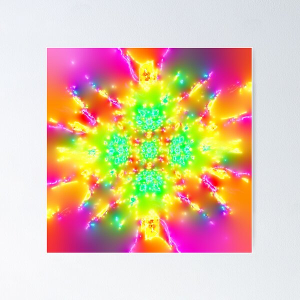 Item preview, Starburst Rainbow Fireworks Dance designed and sold by Merlin Merle.