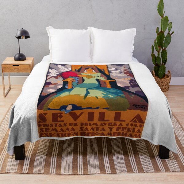 Item preview, Spain 1929 Seville Fair Advertising Poster designed and sold by retrographics.