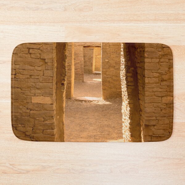 Item preview, Chaco Ancient Holes and a row of doors at Pueblo del Arroyo designed and sold by Rocky Mountain Artistry.