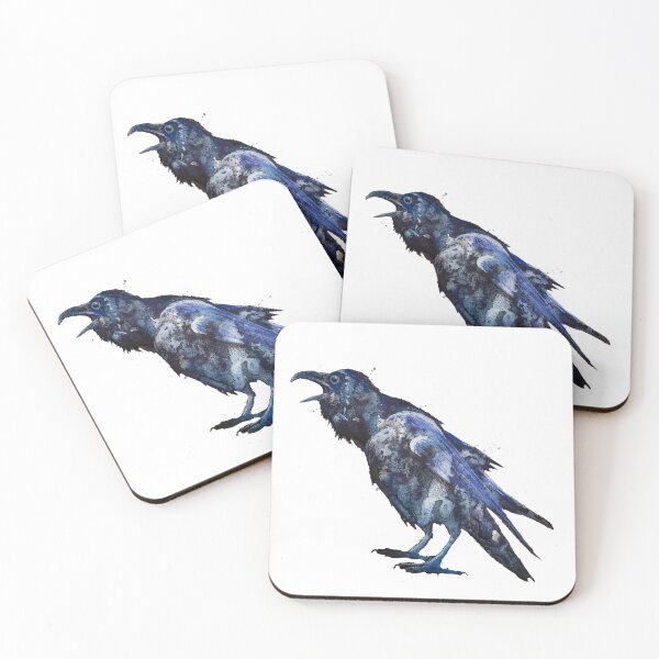 Item preview, Watercolor Raven designed and sold by JurassicParkans.