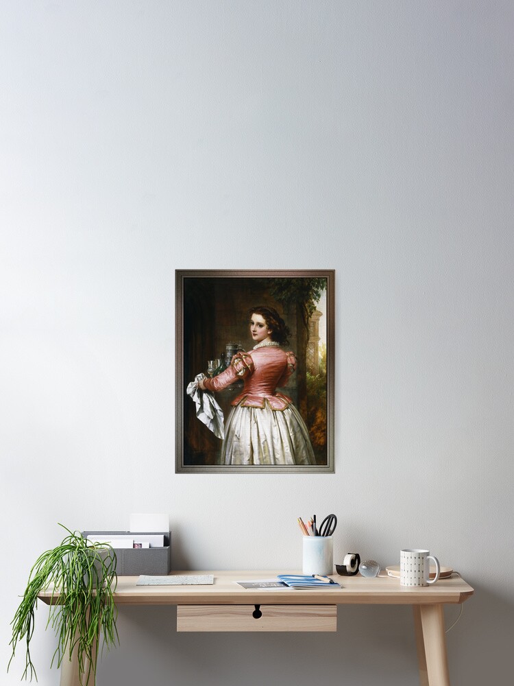 Thumbnail 1 of 3, Poster, Anne Page by Thomas-Francis Dicksee - Old Masters Reproductions designed and sold by xzendor7.