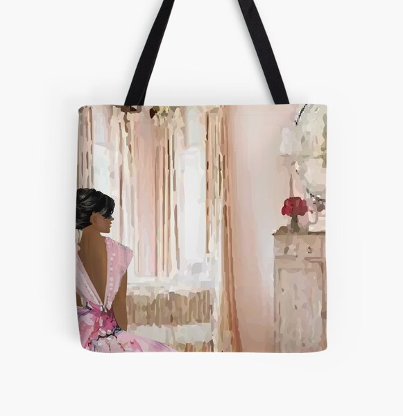 Pretty in Pink All Over Print Tote Bag
