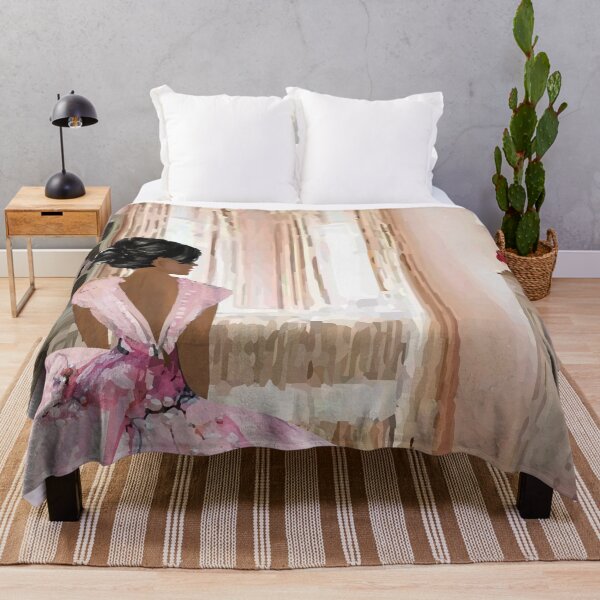 Pretty in Pink Throw Blanket
