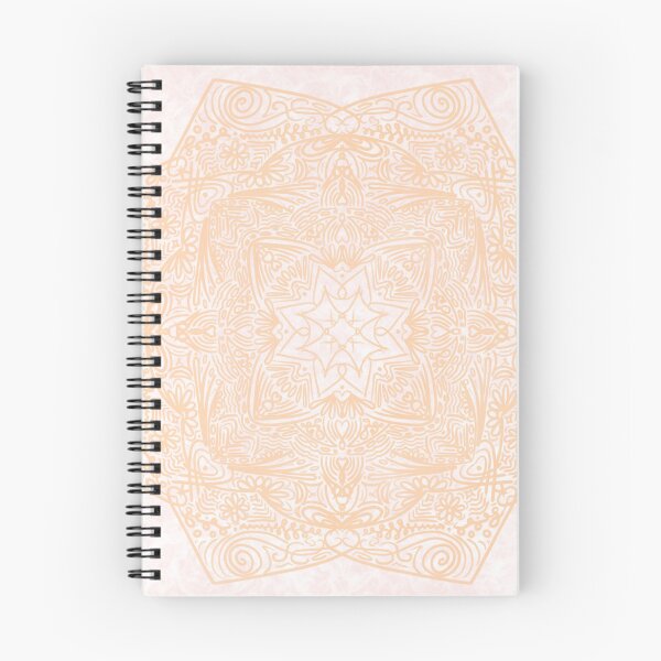 Item preview, Floral mandala pattern gold on soft pink marble designed and sold by LoveMoos.