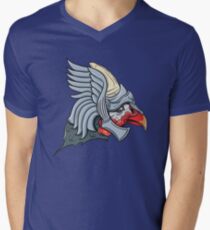 Helmeted Helmeted Guinea Fowl V-Neck T-Shirt