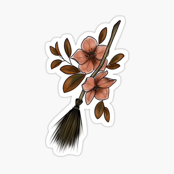 Item preview, HELLEBORE BROOMSTICK designed and sold by JaymeTattoos.
