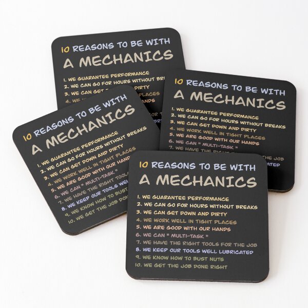 Item preview, 10 reasons to be with a mechanics  designed and sold by rachidkrouch.