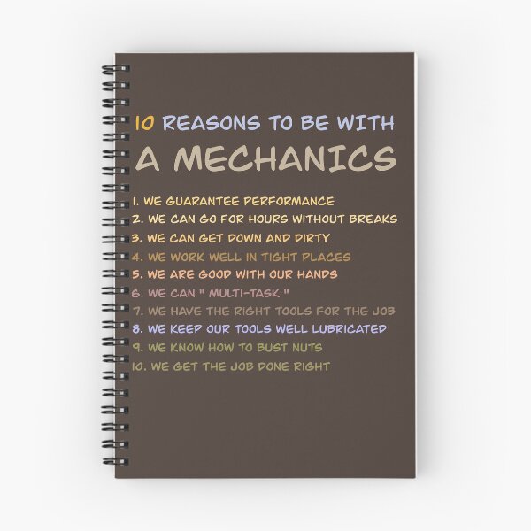 Item preview, 10 reasons to be with a mechanics  designed and sold by rachidkrouch.