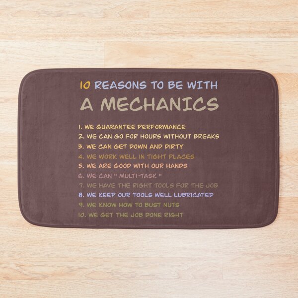 Item preview, 10 reasons to be with a mechanics  designed and sold by rachidkrouch.