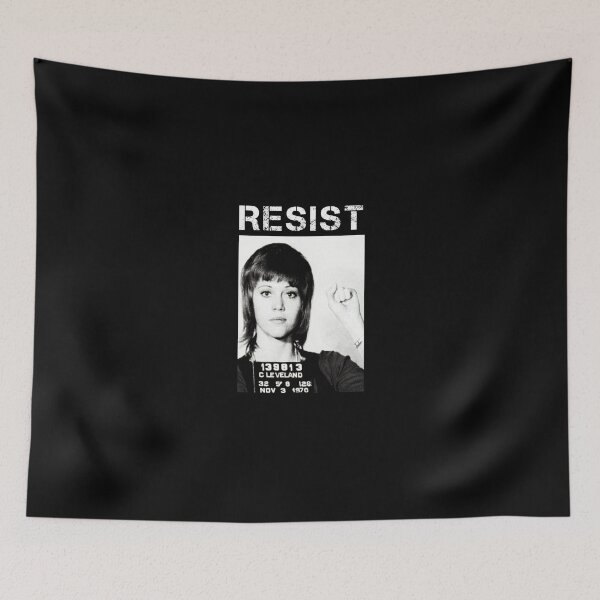 Item preview, Jane Fonda RESIST designed and sold by Monkez.