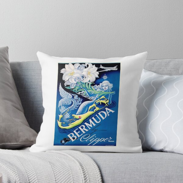 Item preview, 1949 Bermuda Airline Advertising Travel Poster designed and sold by retrographics.