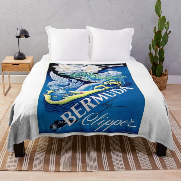 Item preview, 1949 Bermuda Airline Advertising Travel Poster designed and sold by retrographics.