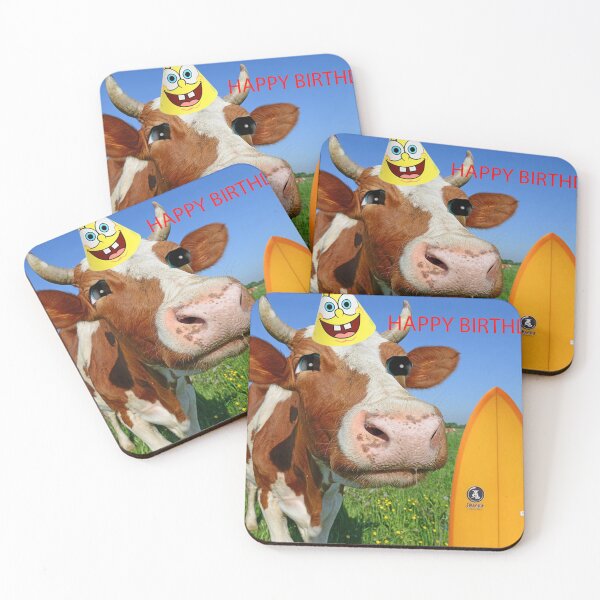 Item preview, Happy birthday cow  designed and sold by 23heltar.