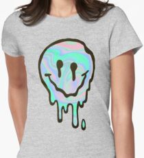 Hologram Smile Women's Fitted T-Shirt