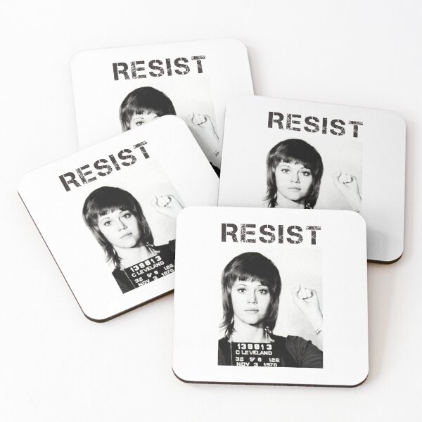 Item preview, Jane Fonda RESIST designed and sold by Monkez.