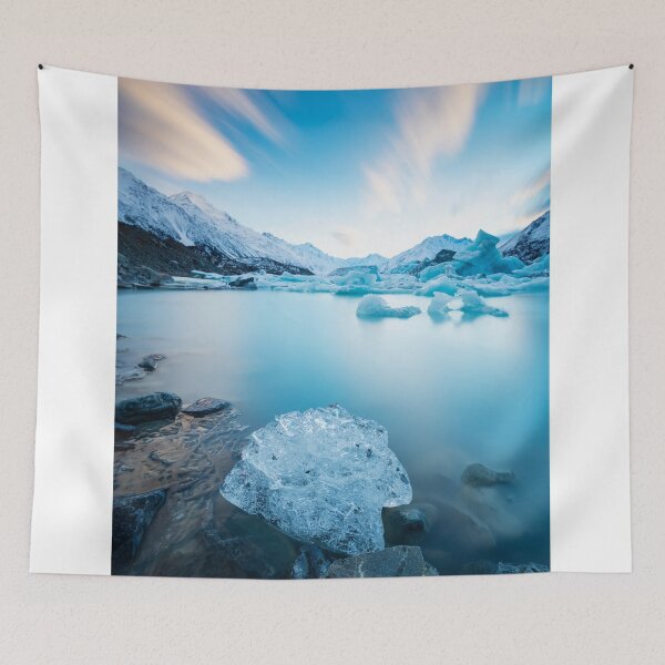 Item preview, Tasman Lake Sunrise New Zealand designed and sold by Adrian Alford Photography.