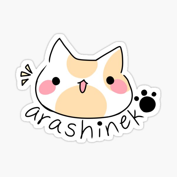 arashineko series | happy cat Sticker