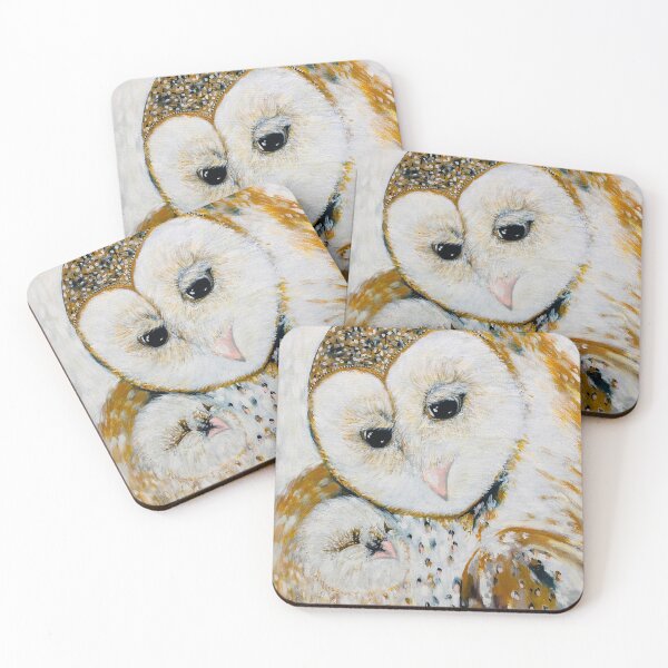 Item preview, Mother and Child Owl designed and sold by MarianneTowArt.