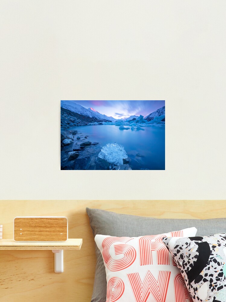 Thumbnail 1 of 3, Photographic Print, Tasman Lake New Zealand | The Ice Rose designed and sold by AdrianAlford.