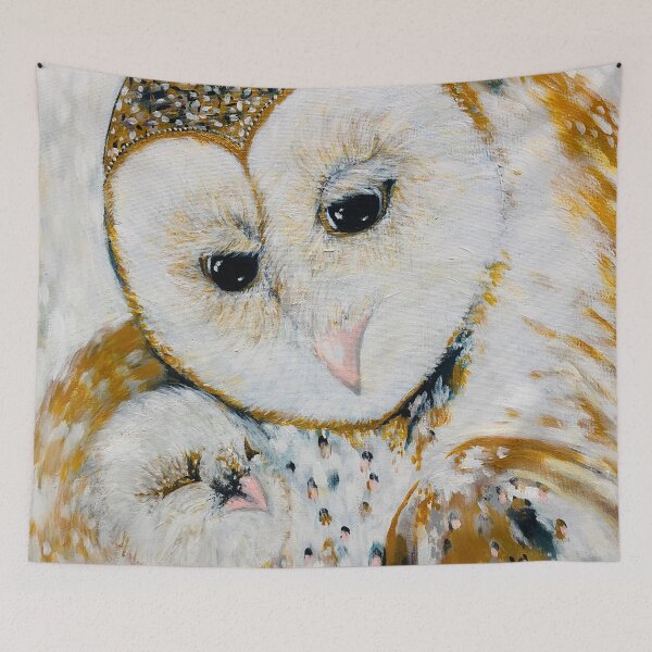 Item preview, Mother and Child Owl designed and sold by MarianneTowArt.
