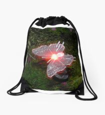 Fairy Land Night Scapes- Fairy Ferry Drawstring Bag