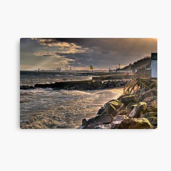 Keep off the Groyne's Canvas Print