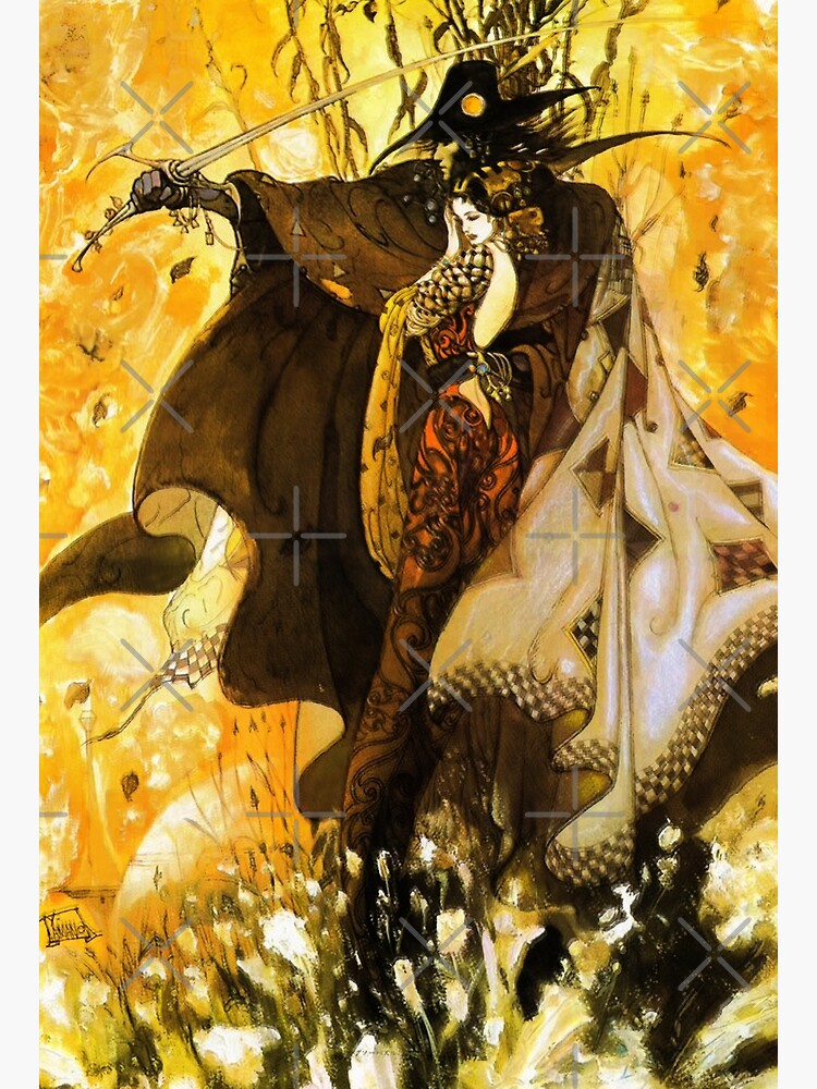 Yoshitaka Amano Vampire Hunter D Greeting Card By Ukawa Redbubble