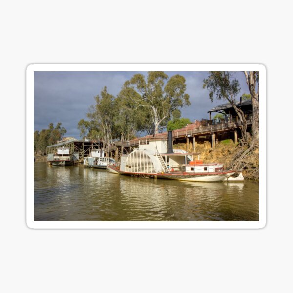 Item preview, Paddleboats on the Murray at Echuca, Victoria designed and sold by ChristineJayne.