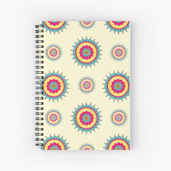 Oriental Mandala Art Spiral Notebook