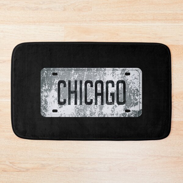 Item preview, Chicago (Blue Metal Plate) designed and sold by SassyClassyMe.