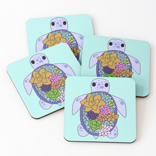 Item preview, Purple Succulent Sea Turtle designed and sold by BundaBear.
