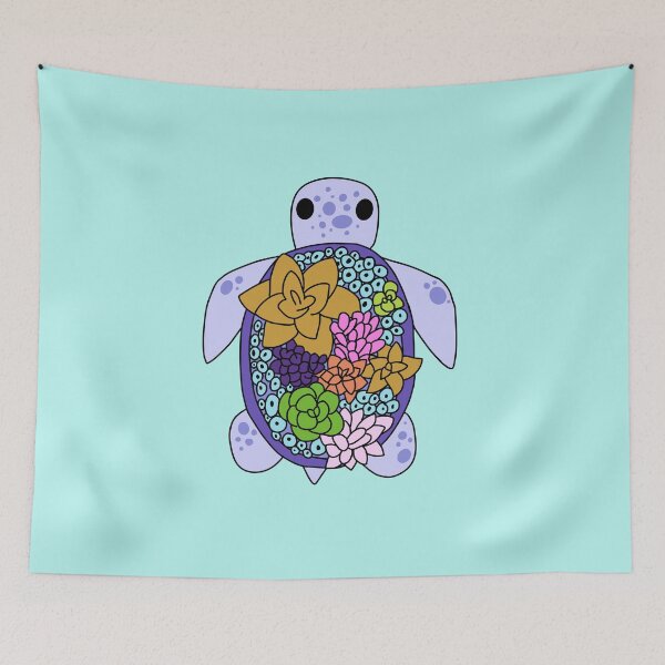 Item preview, Purple Succulent Sea Turtle designed and sold by BundaBear.