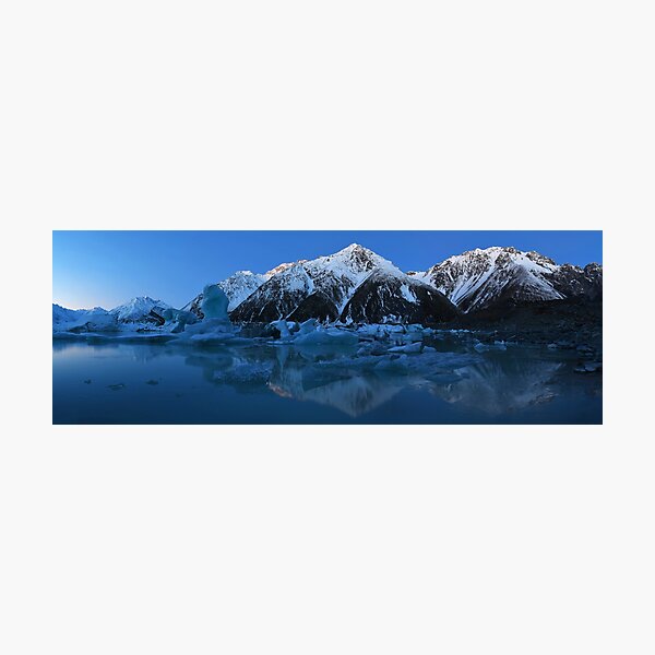 Item preview, Tasman Lake New Zealand Panorama designed and sold by Adrian Alford Photography.