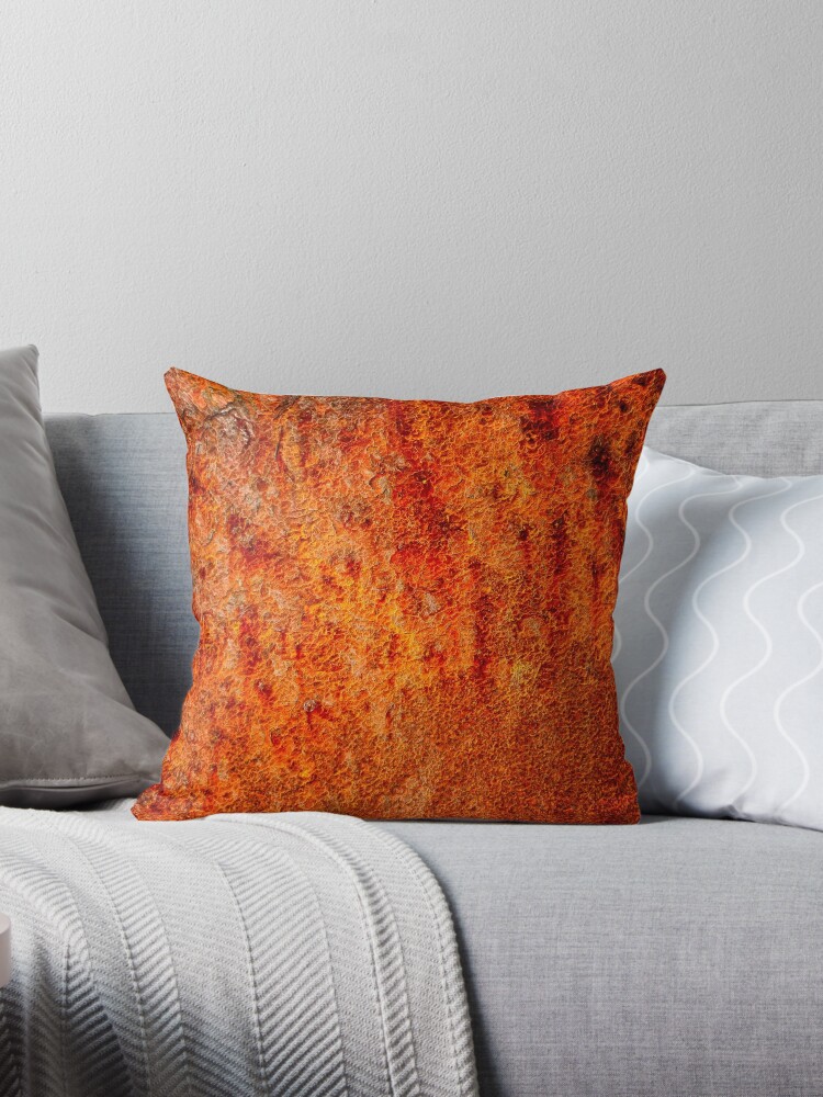 orange sofa pillows
