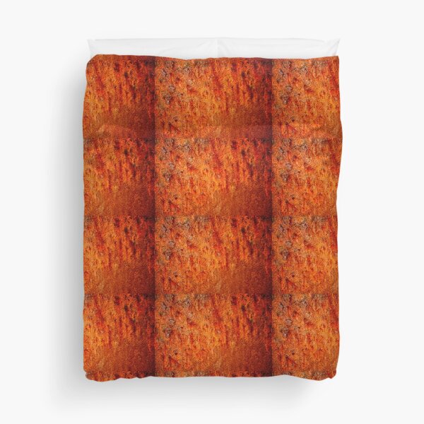 Burnt orange Duvet Cover